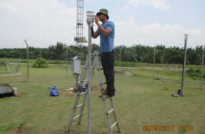 Hydro-Met Station with WTB100 and WS501 in Malaysia