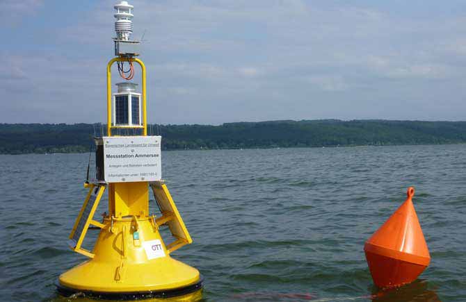 Buoy-based temperature profiling in the Bavarian Lakes
